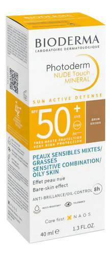 Protetor Solar Nude Touch Mineral Spf50+ Cor 4 40ml Bioderma