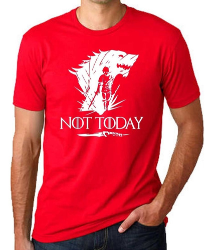 Remera Game Of Thrones Not Today 100% Algodón