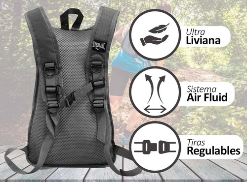 Imagen 7 de 10 de Mochila Everlast Original Trekking Running Bicicleta Viaje!!