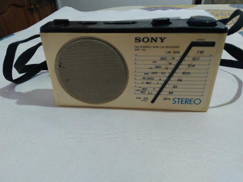 Radio Sony Srf 45l Am/fm Funcionando Unica!! (Usado)