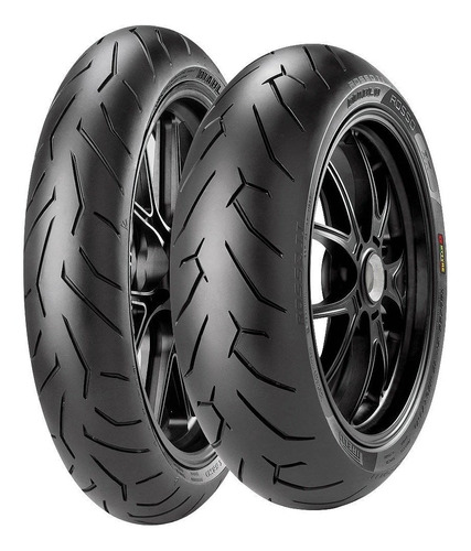 Par Pneu 110/70-17 + 130/70-17 Diablo Rosso 2 Fazer Twister*