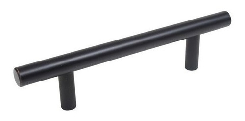 Jaladera Tubular Negro Mate Cc 96/156 Mm