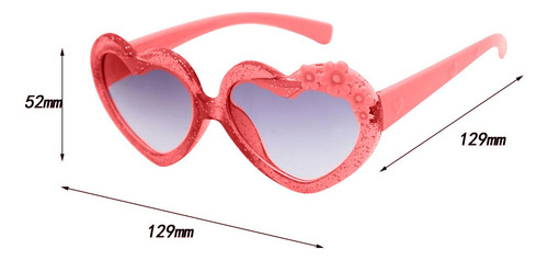 / 2 Gafas De Sol En Forma De Corazón Para Niños, Gafas