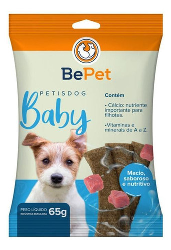 Petisco Para Cachorro Petisdog Baby Bepet - 1un - 65g