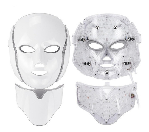 Mascara Led Fototerapia Elimina Arrugas Manchas Acné Cuello