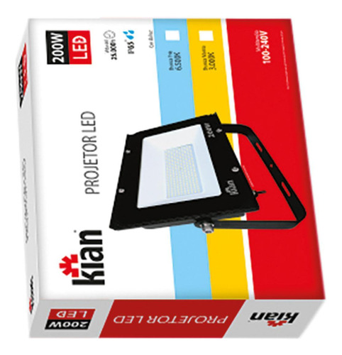 Reflet.c/led Kian Giii 200w 6500k Ip65