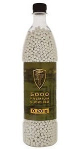 Imagen 1 de 1 de Airsoft Bbs 5000 .20g Pelota Marcadora Mira Gotcha Xtreme