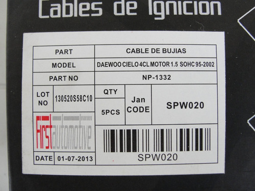 Cables De Bujias De Daewoo Cielo