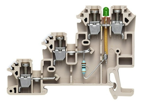 Clema Para Sensor Dli 2.5/ld-gn/pnp -- Db Weidmuller 178397