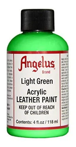 Pinturas Para Cuero Color Verde Claro 4 Onza Estándar