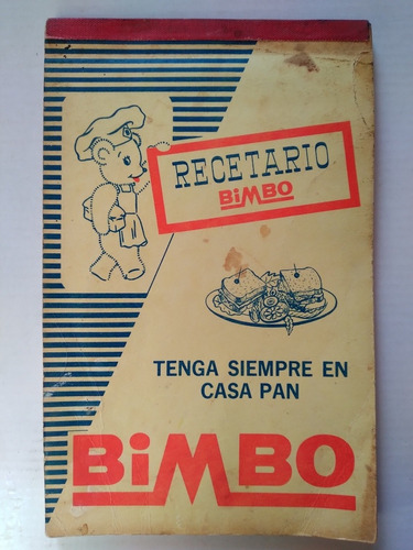Recetario Bimbo, Libro De Cocina Con Base En Productos Bimbo