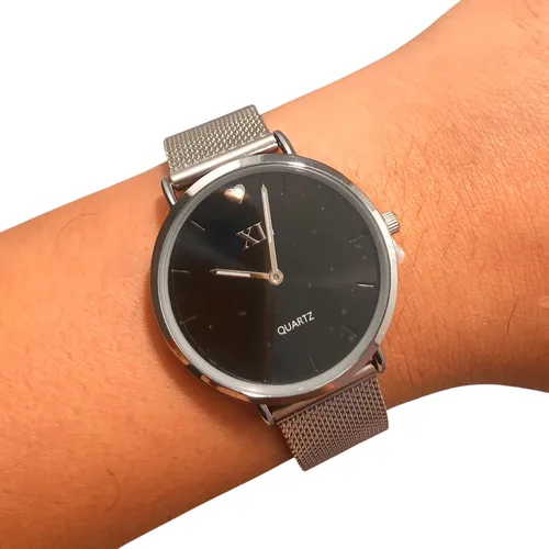 comprar Reloj Xl Extra Large Mujer Malla Metal Mod L07r0101