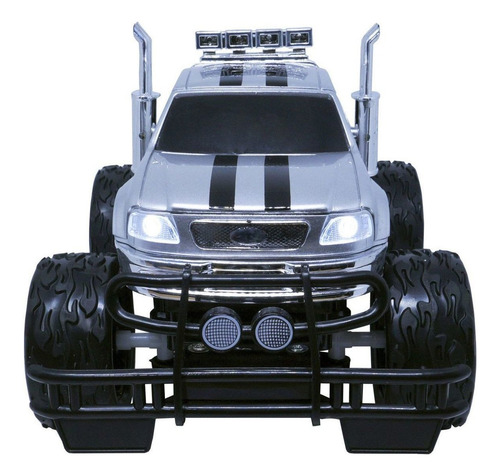 Carrinho Controle Remoto Elétrico Recarregável Picape 4x4
