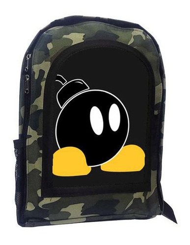 Mochila Camuflada Mario Bross A25