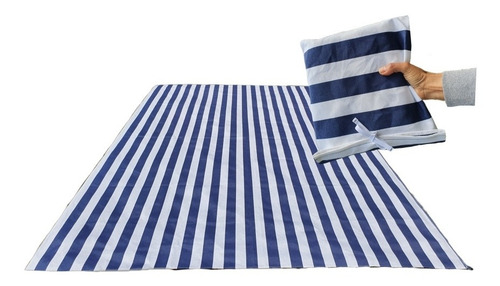 Imagen 1 de 2 de Lona Playera Exterior Super Grande 2m Con Presillas Y Bolsa