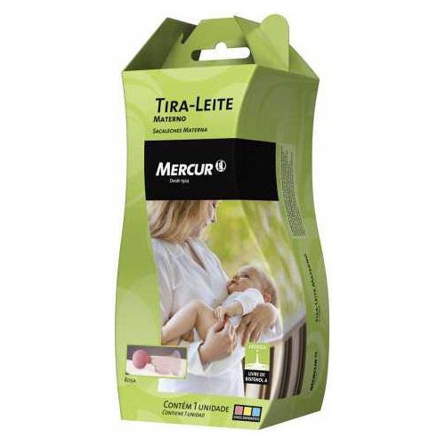 Tira-leite Materno Mercur - Rosa