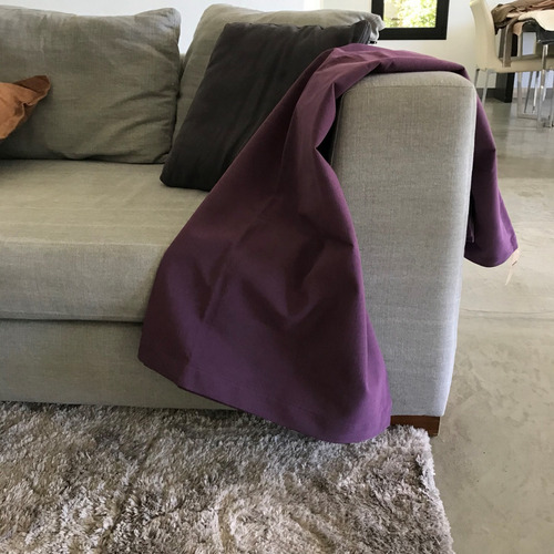 Imagen 1 de 3 de Manta Nórdica Suave Algodón Pie De Cama Cubre Sillón Surt 3