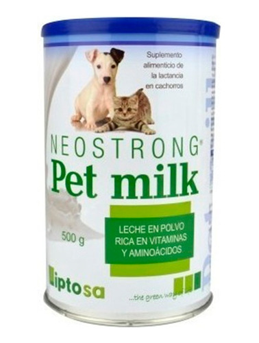 Pet Milk  X 500 Gr Neostrong (lactoreemplazador)