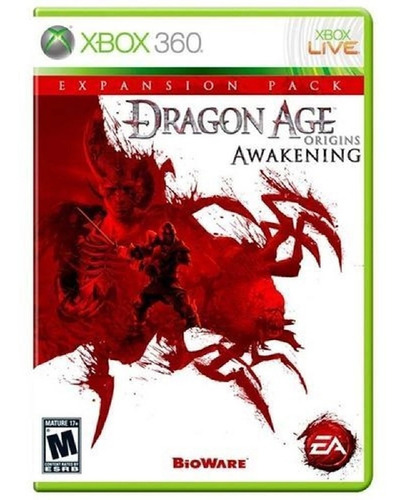 Dragon Age Origins Awakening, juego Xbox 360, soporte físico