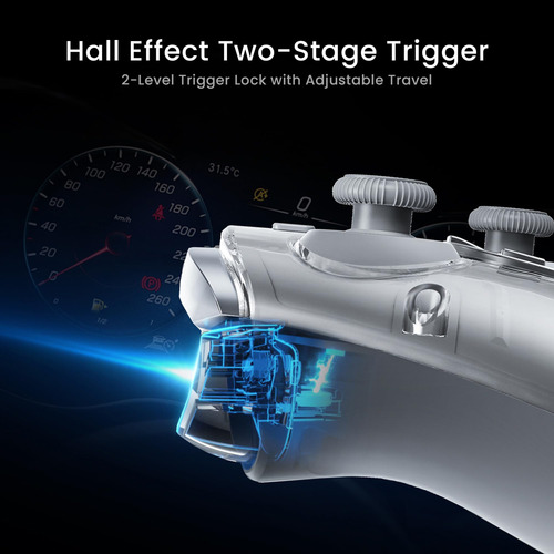 Wireless Gaming Controller Gusgu G7 W/ Interactive Screen