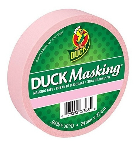 Pato Enmascaramiento 240879 Rosa Masking Tape Color, 0.94 Pu