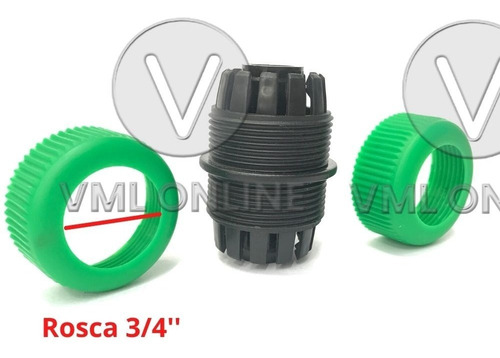 Imagen 4 de 4 de Reparador Union Para Manguera De Riego De 3/4 Jardin