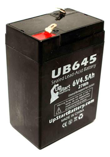 Ub645 Sealed Lead Acid Bateria Repuesto Universal (6 V 4,5