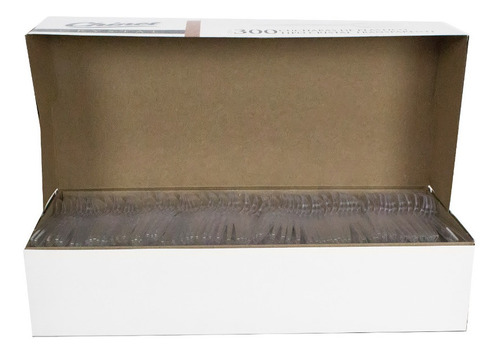 Imagen 5 de 5 de 300 Cucharas Desechables Premium Chinet Cut Crystal Grande