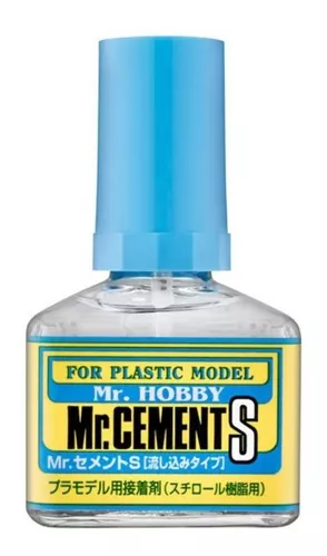 Pegamento Maquetas Con Pincel Fino Mr Cement Hobby La Plata