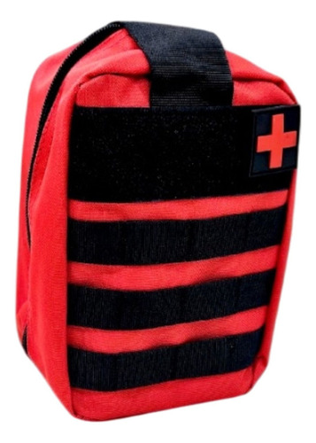 Mochila Botiquin Tactico Ligero Para Primero Auxilios Color Rojo