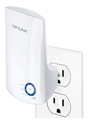 Imagen 1 de 4 de Repetidor Amplificador Wifi De Pared Tp Link Wa850re 300 Mb