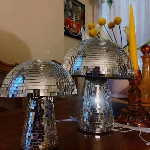 Decoração De Quarto Com Bola De Espelho De Discoteca Em Form