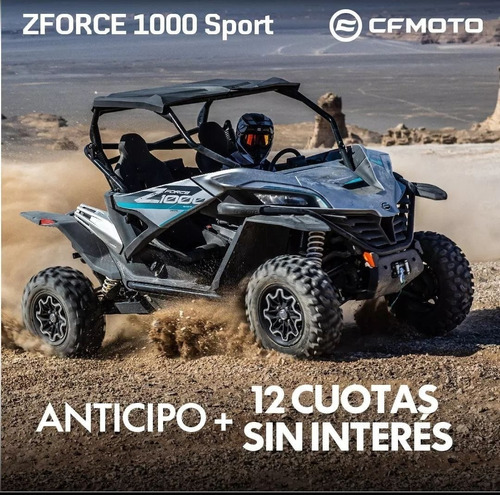 Imagen 1 de 17 de Utv Cf Moto Z-force 1000 Sport 12cuotas (no Canam Polaris) 
