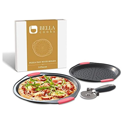 Bandeja Pizza Bella Cooks Horno (juego De 2 Bandejas Pi...