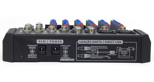 Mesa Crossover Stetsom Stm1206 Stereo 12v 6 Canais 2 Vias