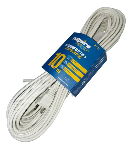 Extension Electrica X 10 Mts Blanca Fp0123 Fulgore