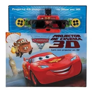 Libro Carros 2: Livro Com Projector De Cinema Em 3d