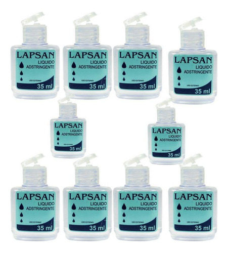 Kit Lapsan Liquido Adstringente 35 Ml Com 10 Unidades