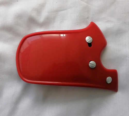 Protector De Cara Para Bateador Derecho Rojo Mandibula