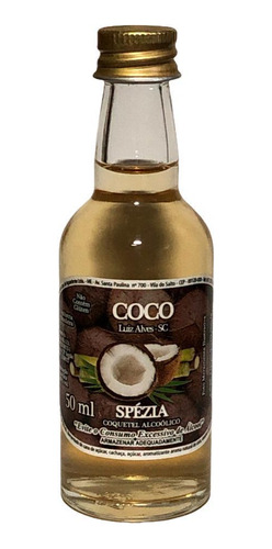 Mini Bebida Cachaça Coco Spézia 50ml