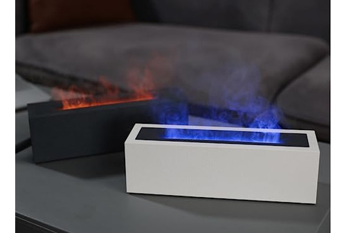 Difusor De Aroma Con Simulación De Fuego, Humidificador De A
