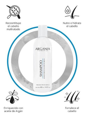Shampoo Enriquecido Con Aceite De Argán