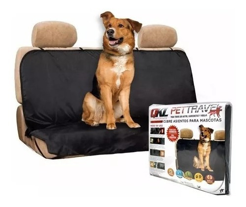 Funda Clasic Cubre Asiento Auto Perro Mascota Pet Travel Qkl