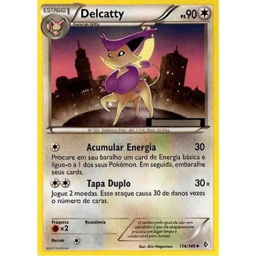 Delcatty - Pokémon Normal Incomum 114/149 Pokemon Card Game