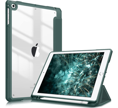 Funda Hibrida Verde Para iPad 6 Gen 2018 Y 5 Gen 2017