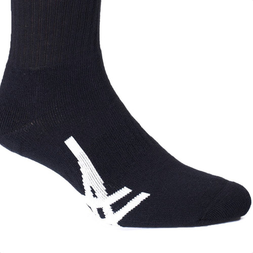 Imagen 2 de 2 de Medias Asics Graphic 1/2 Caña Training X 1 Par