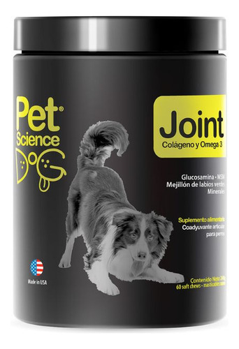 Suplemento Para Articulaciones Perro Petscience Joint Dog