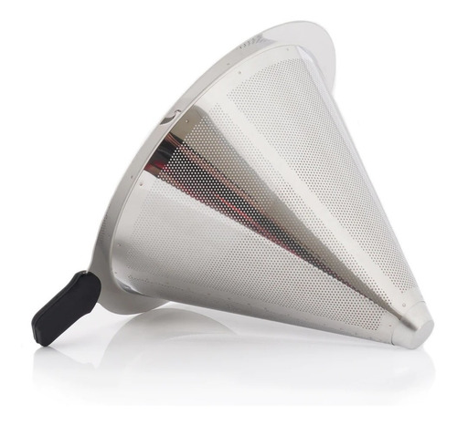 Imagen 2 de 4 de Filtro Metálico Doble Malla V60 Chemex Café Barista Ac. Inox