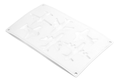 Cake Mould 6 Grid Airplane Shape Mold Silicone Baking