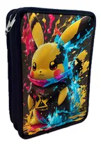 Comprar Pikachu Pokebola Pokemon Go Cartucheras 2 Pisos Con Nombre